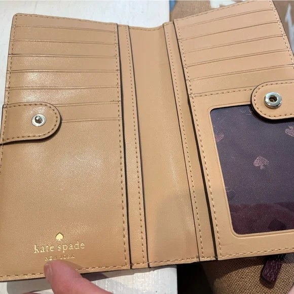 Coach Brown Crossbody Bag plus Kate Spade wallet